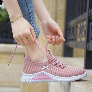 Women Sport Flat Heel Daily Sneakers