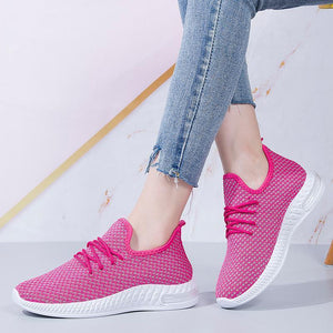 Women Soft Sole Breathable Lightweight Sneakers Walking Shoes