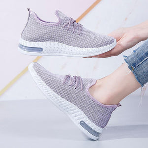 Women Soft Sole Breathable Lightweight Sneakers Walking Shoes