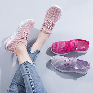 Women Soft Sole Breathable Lightweight Sneakers Walking Shoes