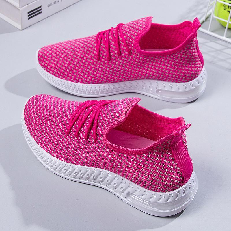 Women Soft Sole Breathable Lightweight Sneakers Walking Shoes