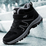 Men's Winter Cotton Shoes  Plus Velvet Warm Sports Snow Boots