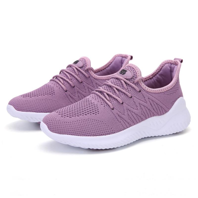 Women Athletic Breathable Flat Heel Sneakers Walking Shoes