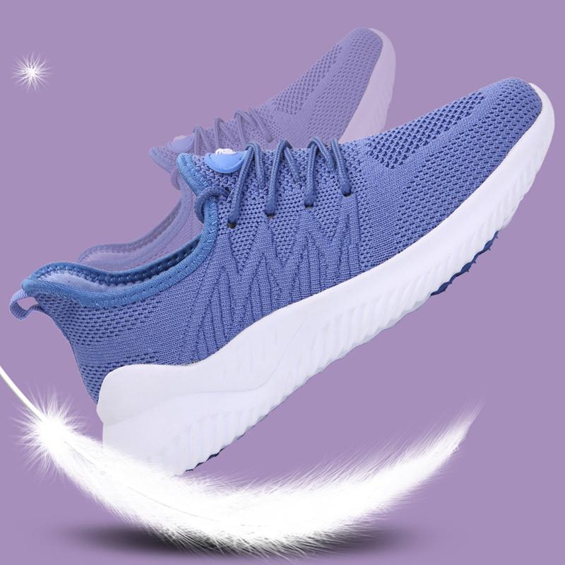 Women Athletic Breathable Flat Heel Sneakers Walking Shoes