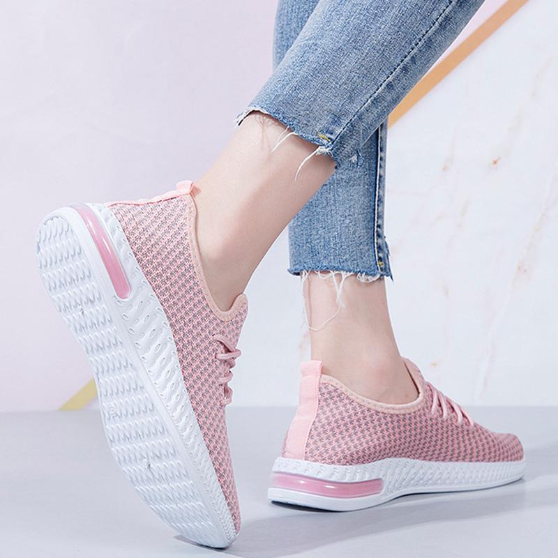 Women Soft Sole Breathable Lightweight Sneakers Walking Shoes