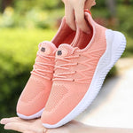 Women Athletic Breathable Flat Heel Sneakers Walking Shoes