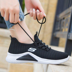 Women Sport Flat Heel Daily Sneakers