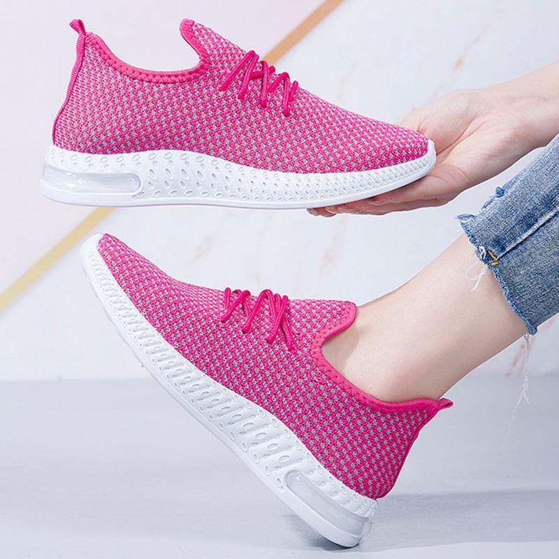 Women Soft Sole Breathable Lightweight Sneakers Walking Shoes