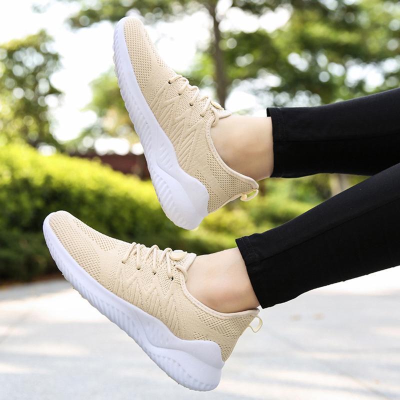 Women Athletic Breathable Flat Heel Sneakers Walking Shoes