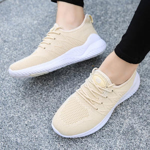 Women Athletic Breathable Flat Heel Sneakers Walking Shoes