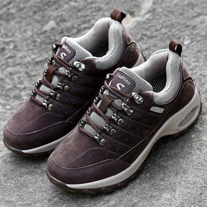 Women's Lace-up Cushion-soled Sneakers Non-slip Hiking Shoes