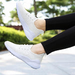 Women Athletic Breathable Flat Heel Sneakers Walking Shoes