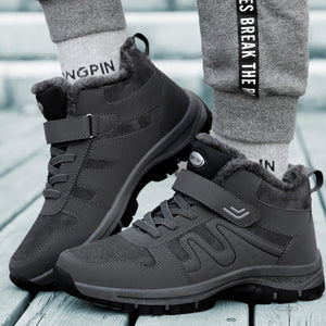 Men's Winter Cotton Shoes  Plus Velvet Warm Sports Snow Boots