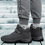 Men's Winter Cotton Shoes  Plus Velvet Warm Sports Snow Boots