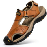 Men Leather Hiking Sandals