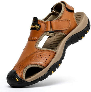 Men Leather Hiking Sandals