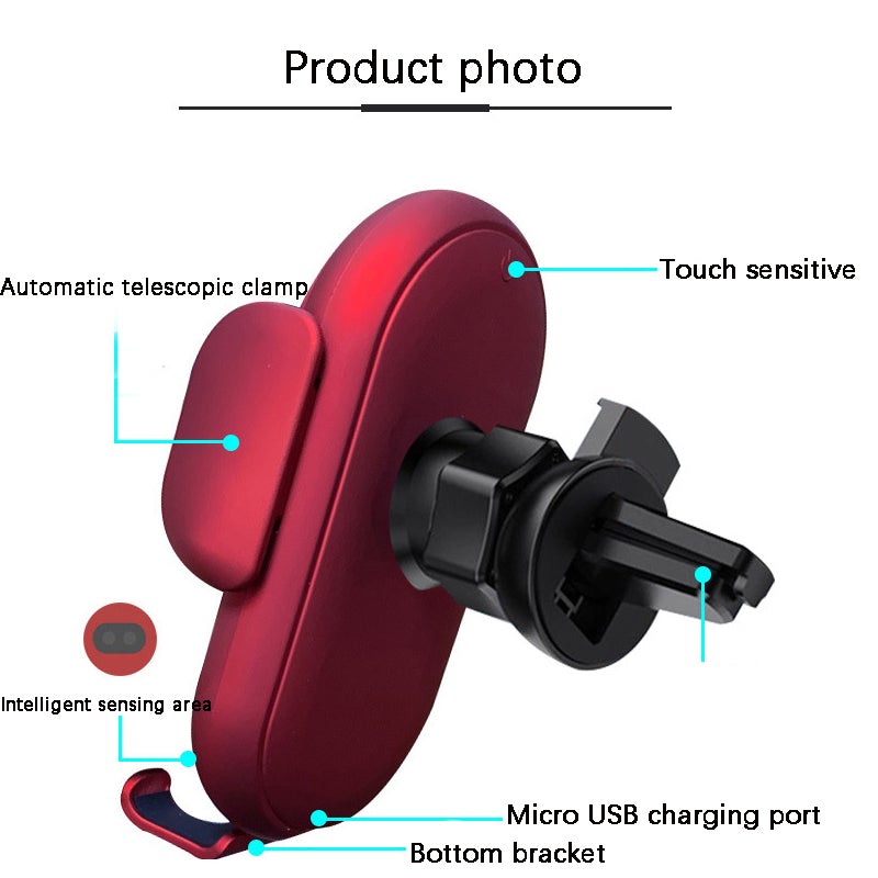 Car Wireless Charger Phone Holder