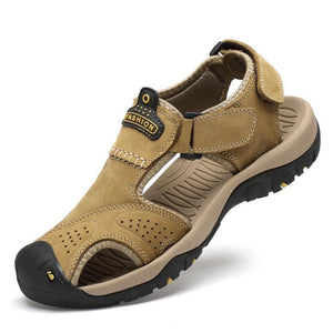 Men Leather Hiking Sandals