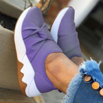 Womon’s Fashionable Bow Design Comfortable Soft Sneakers