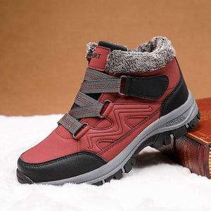 Women's Comfy Winter Faux Fur Lined Non Slip Sneakers