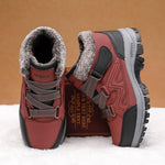 Women's Comfy Winter Faux Fur Lined Non Slip Sneakers