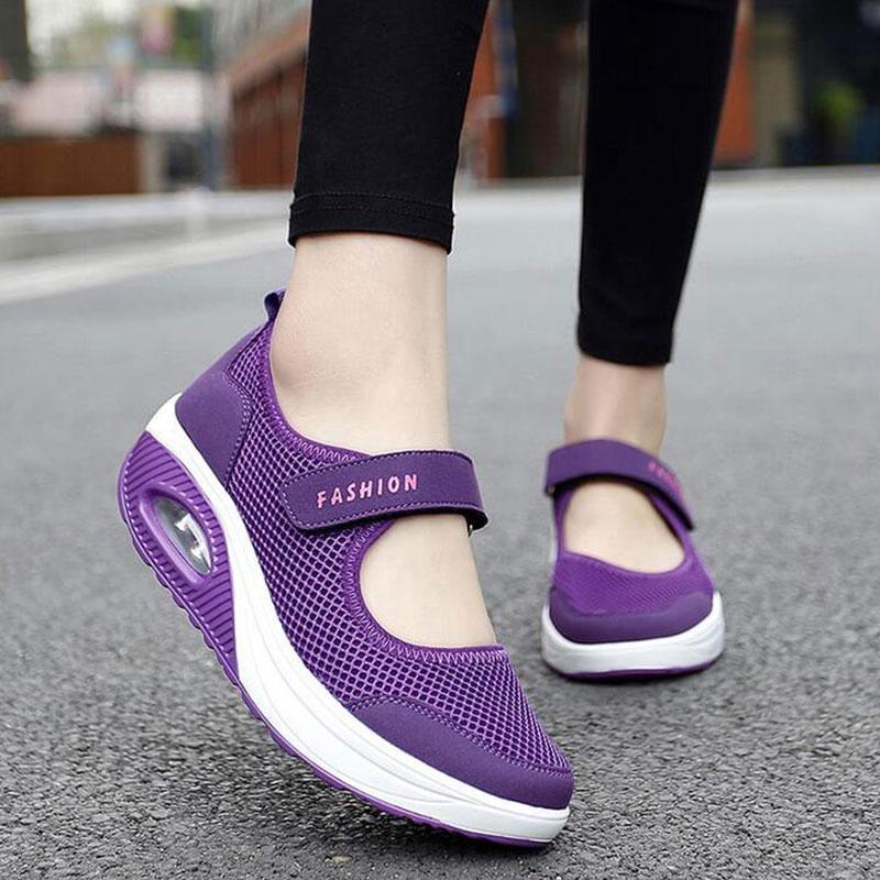 Women's Stretchable Breathable Lightweight Walking Shoes