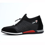 Men Sport Tight Stitched Leather Comfy Slip Resistant Business Casual Shoes