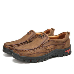 Men Retro Non-slip Driving Slip On Casual Outdoor Shoes