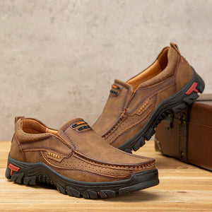 Men Retro Non-slip Driving Slip On Casual Outdoor Shoes