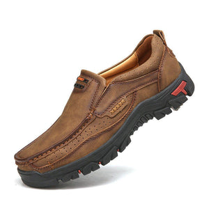 Men Retro Non-slip Driving Slip On Casual Outdoor Shoes