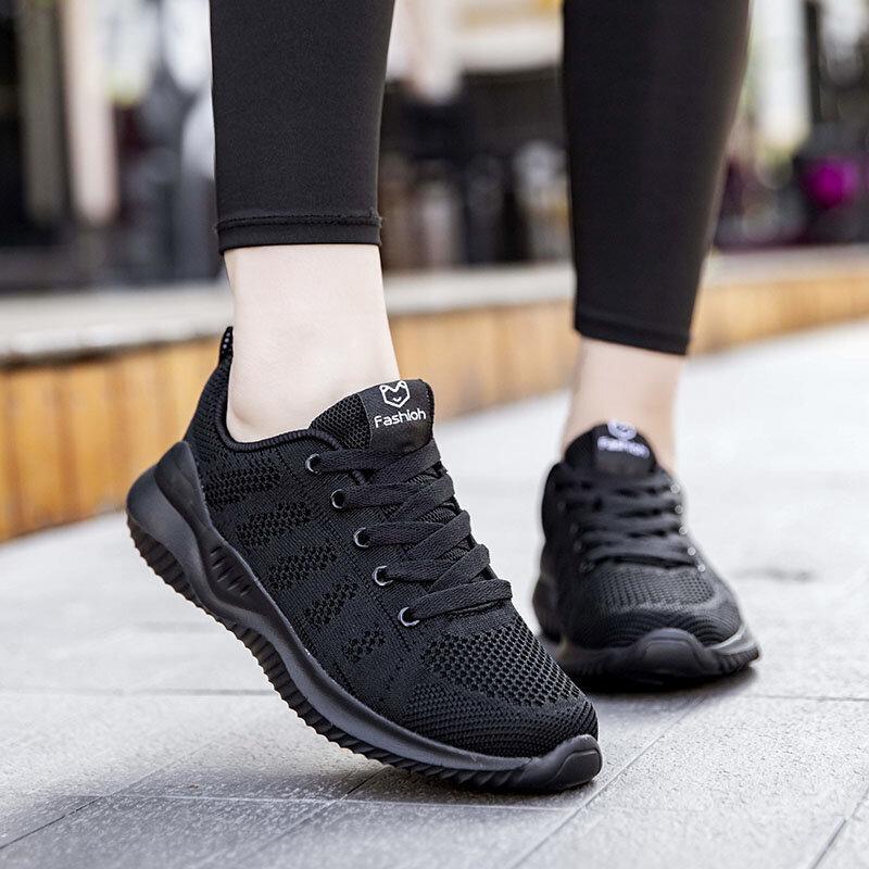 Women's Lightweight Breathable Mesh Anti-slip Casual Walking Sneakers