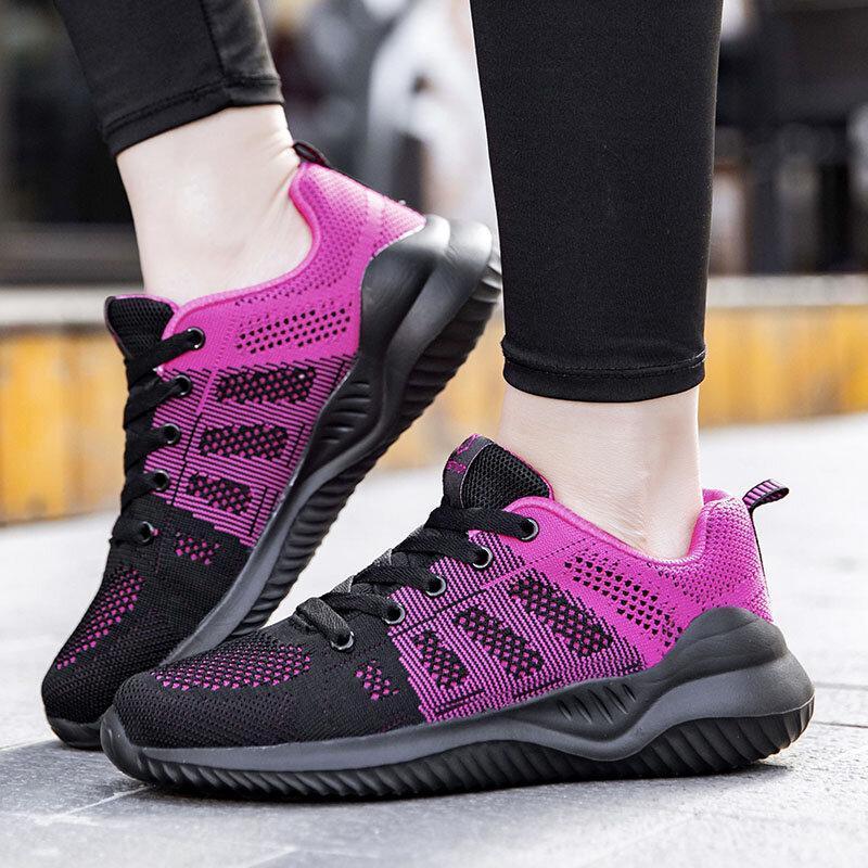 Women's Lightweight Breathable Mesh Anti-slip Casual Walking Sneakers