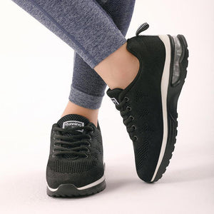 Air Mesh Knit Cushion Women's Sneakers