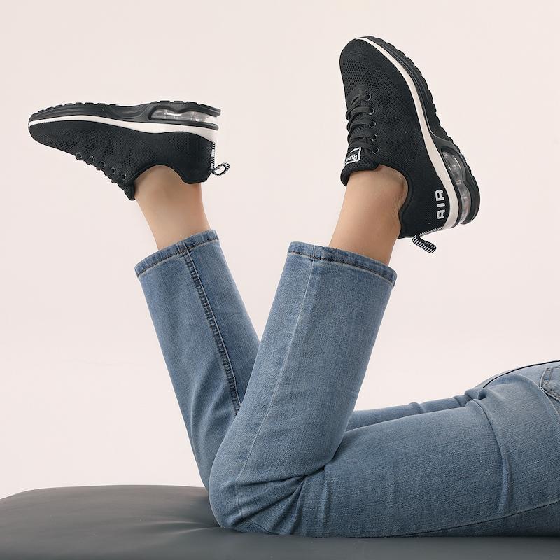 Air Mesh Knit Cushion Women's Sneakers