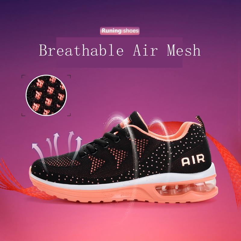 Air Mesh Knit Cushion Women's Sneakers