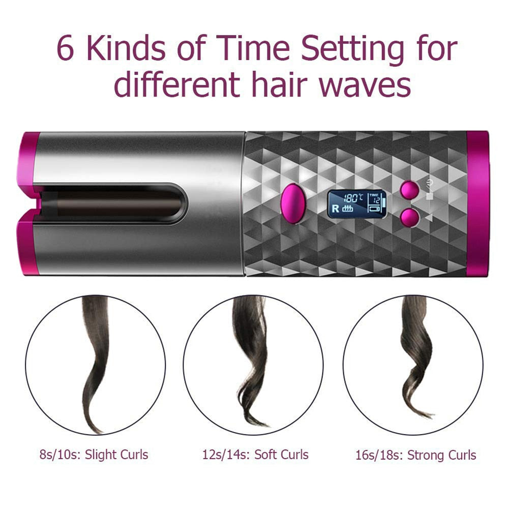 Cordless Hair Curler - Shicspot